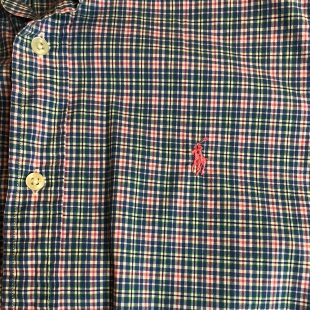 Ralph Lauren Plaid Button Down Shirt Small - Picture 2 of 6